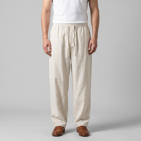 Baggy Leinenhose für Herren