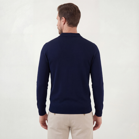 Blaues Klassisches Poloshirt