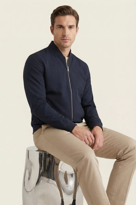 Damen Leichte Jacke mit Stehkragen