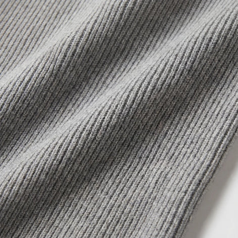 Damen Rippstrickpullover im Melange-Design