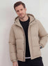 Damen Steppjacke mit Kapuze und leichter Isolierung