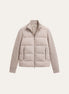 Damen Steppstrickjacke mit Stehkragen