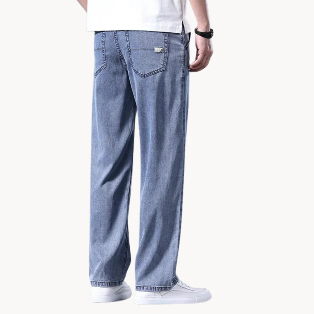Herren Sommerjeans mit Straight-Leg Schnitt
