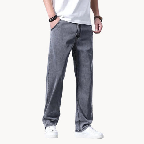 Herren Sommerjeans mit Straight-Leg Schnitt