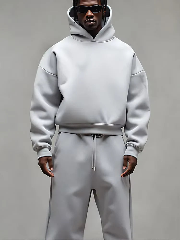 Herr Trainingsanzug Set mit Hoodie und Joggers für Herren