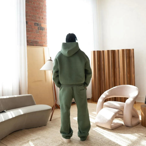 Herr Trainingsanzug Set mit Hoodie und Joggers für Herren