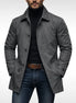 Herren Allwettermantel Taillierter Herbstmantel