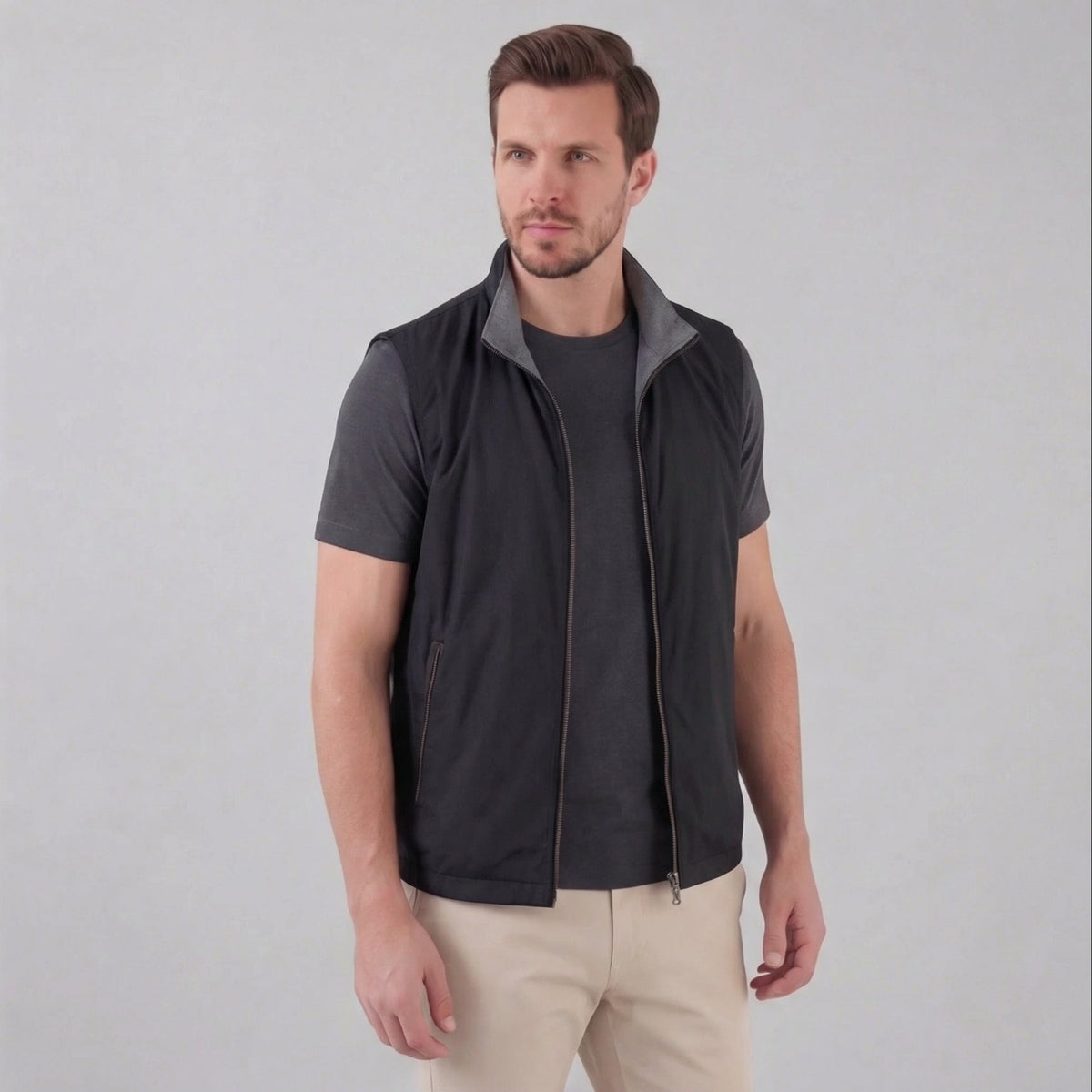 Herren Ärmellose Gilet Weste