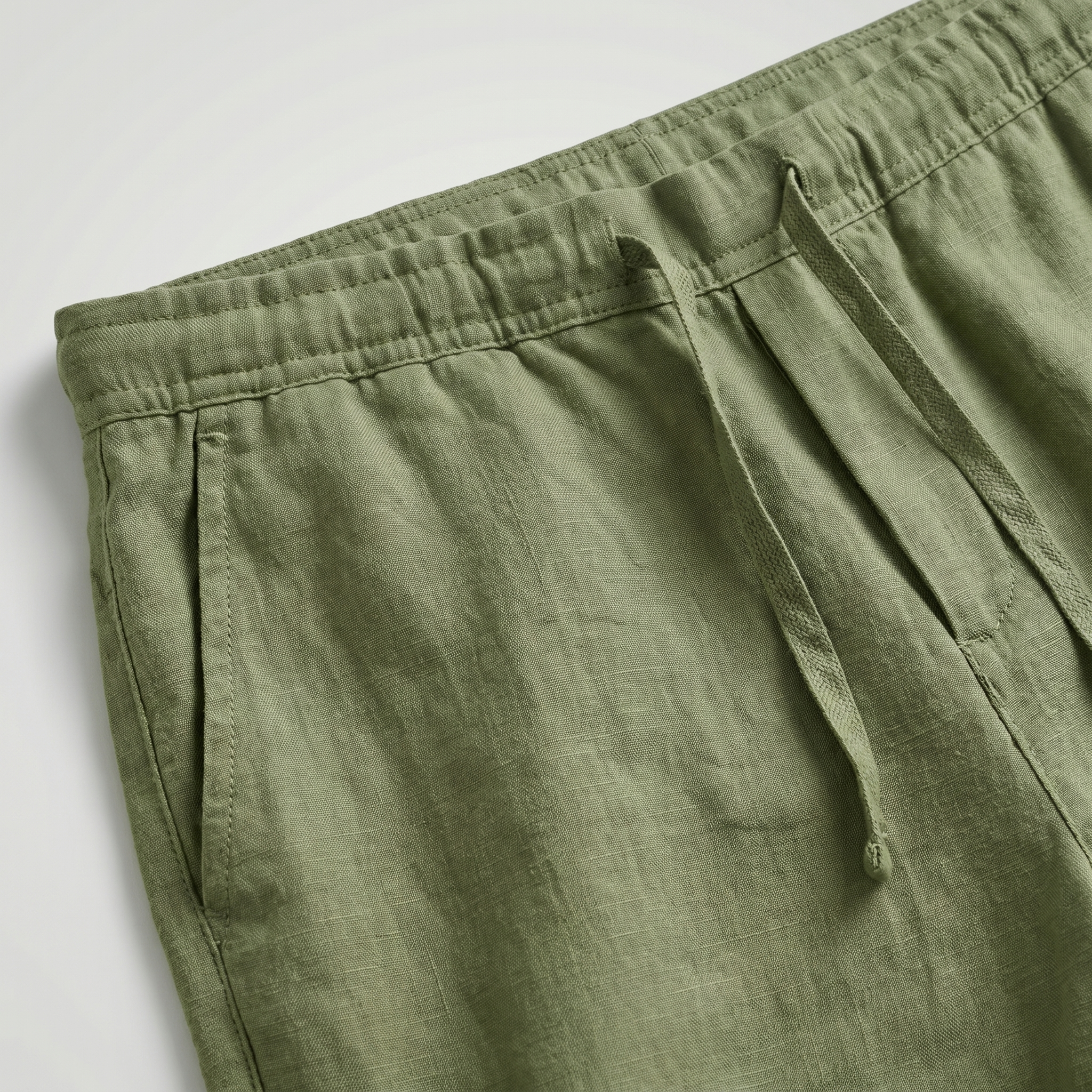 Herren Atmungsaktive Leinen-Sommershorts