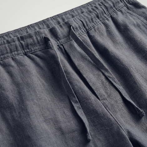 Herren Atmungsaktive Leinen-Sommershorts