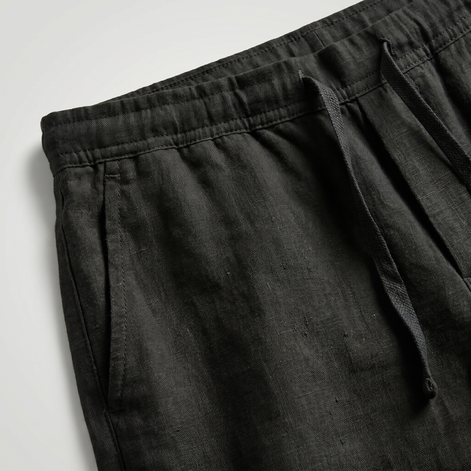 Herren Atmungsaktive Leinen-Sommershorts