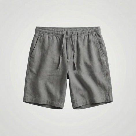 Herren Atmungsaktive Leinen-Sommershorts