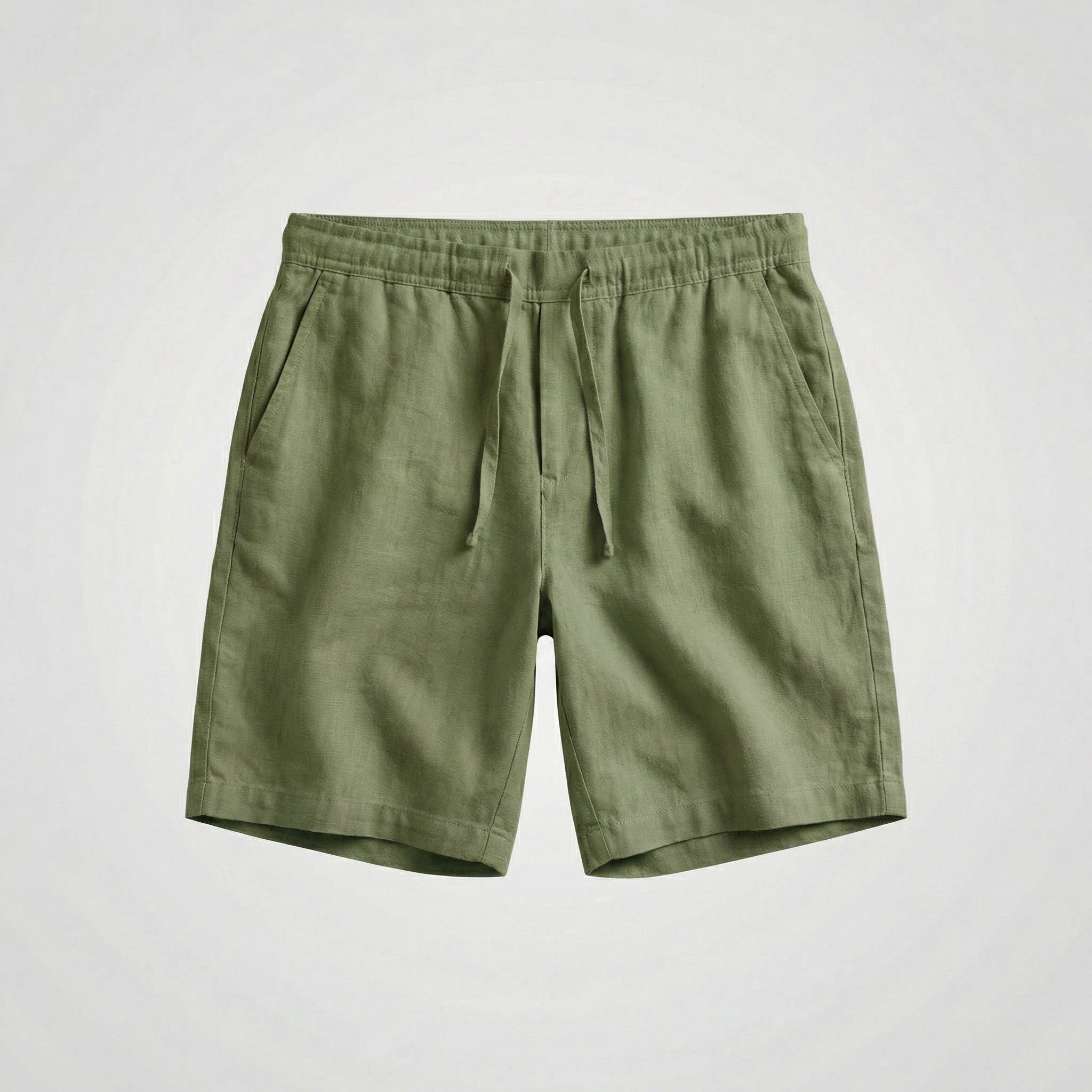Herren Atmungsaktive Leinen-Sommershorts