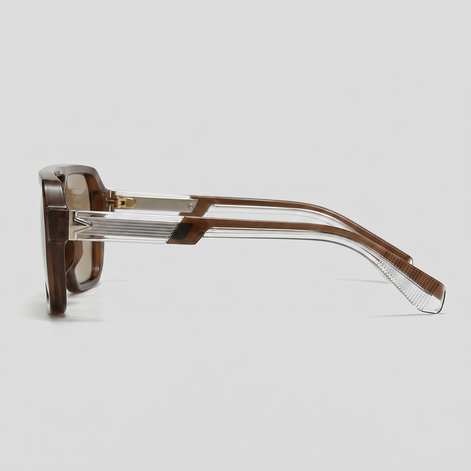 Herren Aviator Sonnenbrille Doppelbrücke