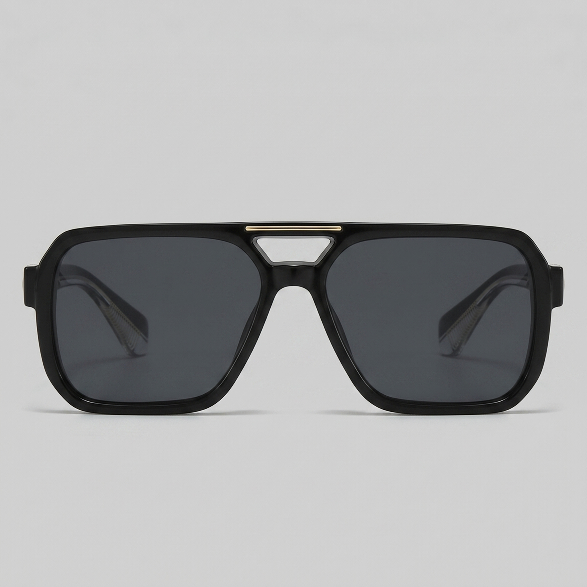 Herren Aviator Sonnenbrille Doppelbrücke