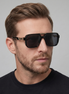 Herren Aviator Sonnenbrille Doppelbrücke