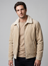 Herren Cord-Jacke mit Fellkragen