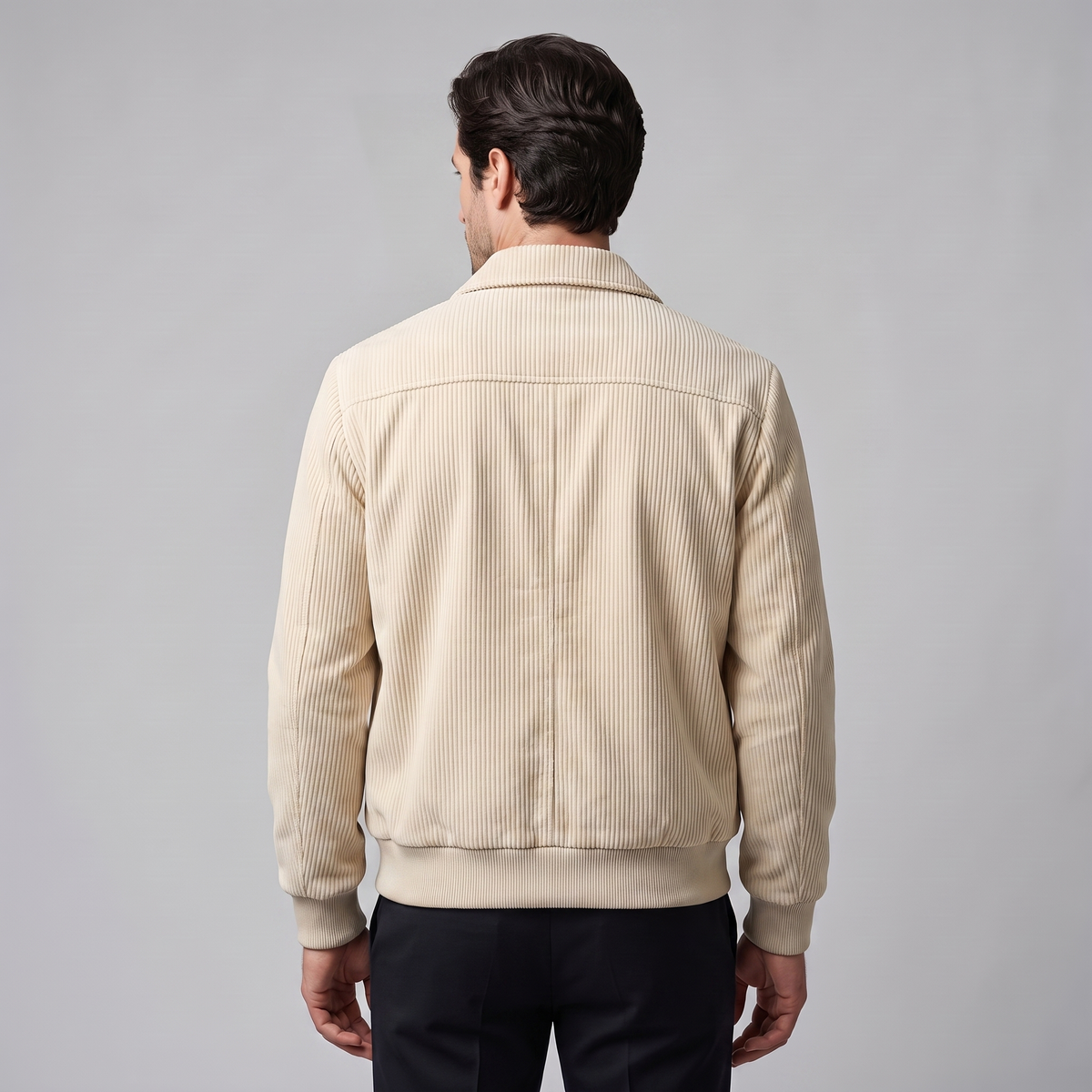 Herren Cord-Jacke mit Flap-Taschen