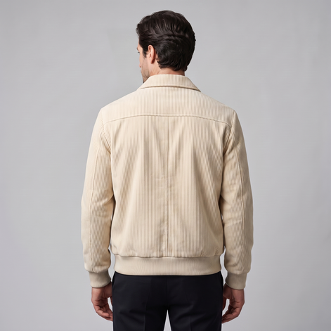 Herren Cord-Jacke mit Flap-Taschen