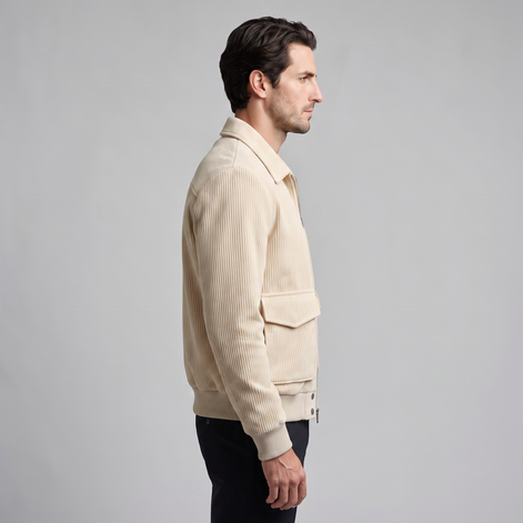Herren Cord-Jacke mit Flap-Taschen