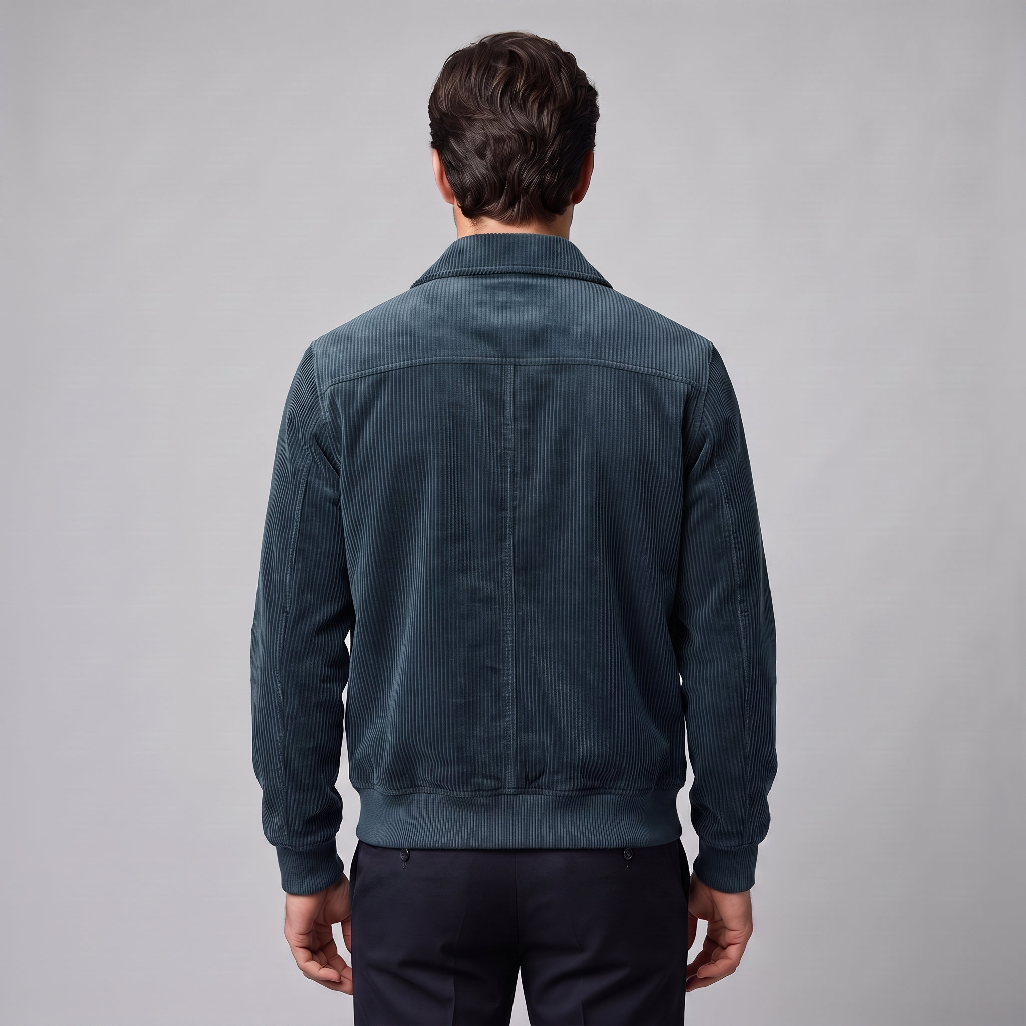 Herren Cord-Jacke mit Flap-Taschen