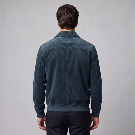 Herren Cord-Jacke mit Flap-Taschen