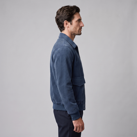 Herren Cord-Jacke mit Flap-Taschen