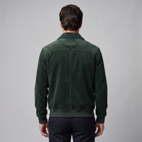Herren Cord-Jacke mit Flap-Taschen