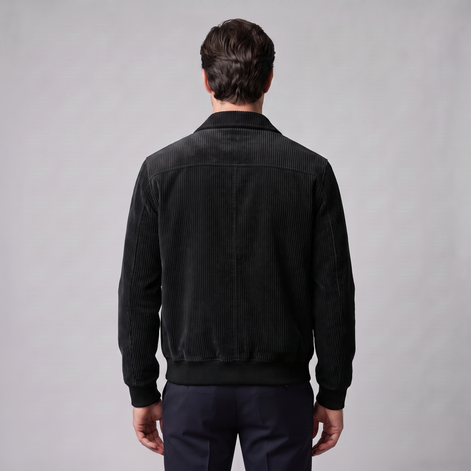 Herren Cord-Jacke mit Flap-Taschen