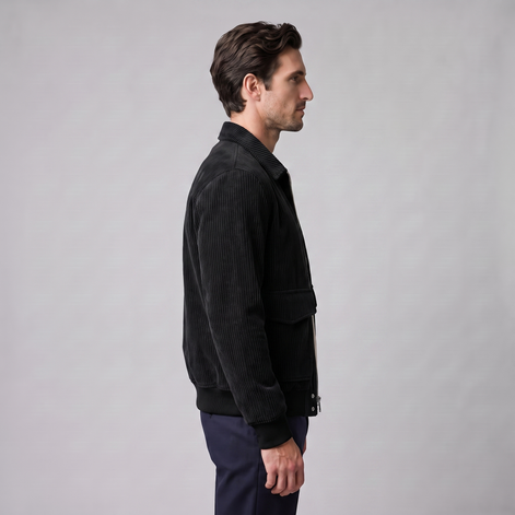 Herren Cord-Jacke mit Flap-Taschen