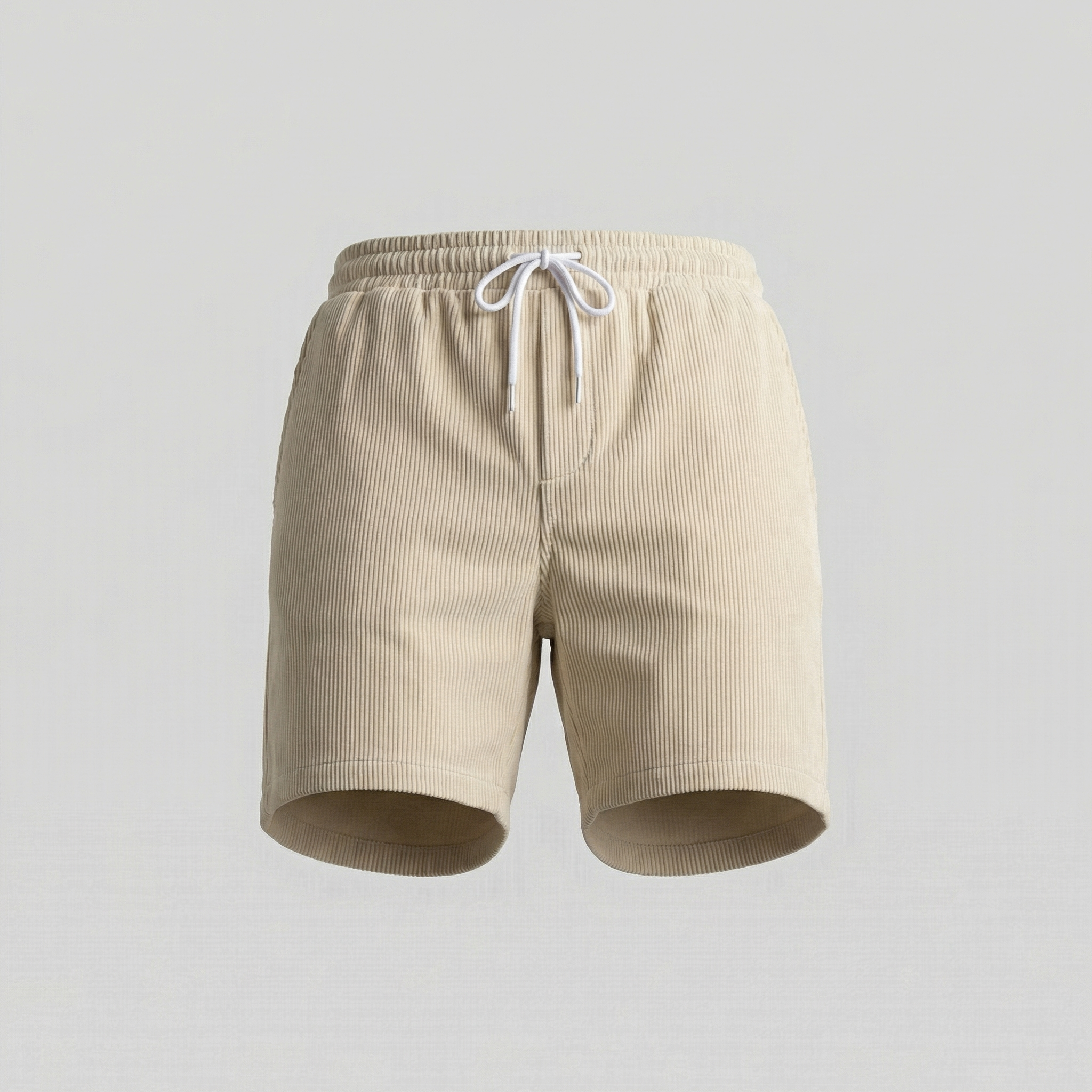 Herren Corduroy Shorts Mit Lockerer Passform