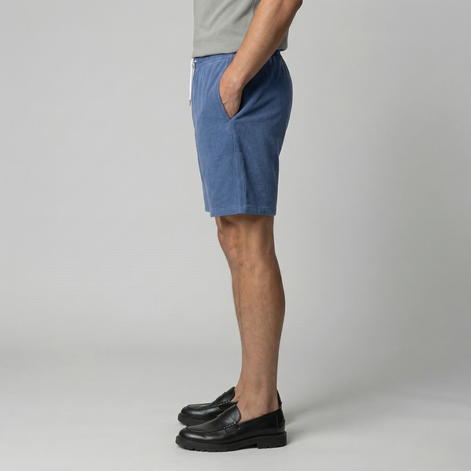 Herren Corduroy Shorts Mit Lockerer Passform