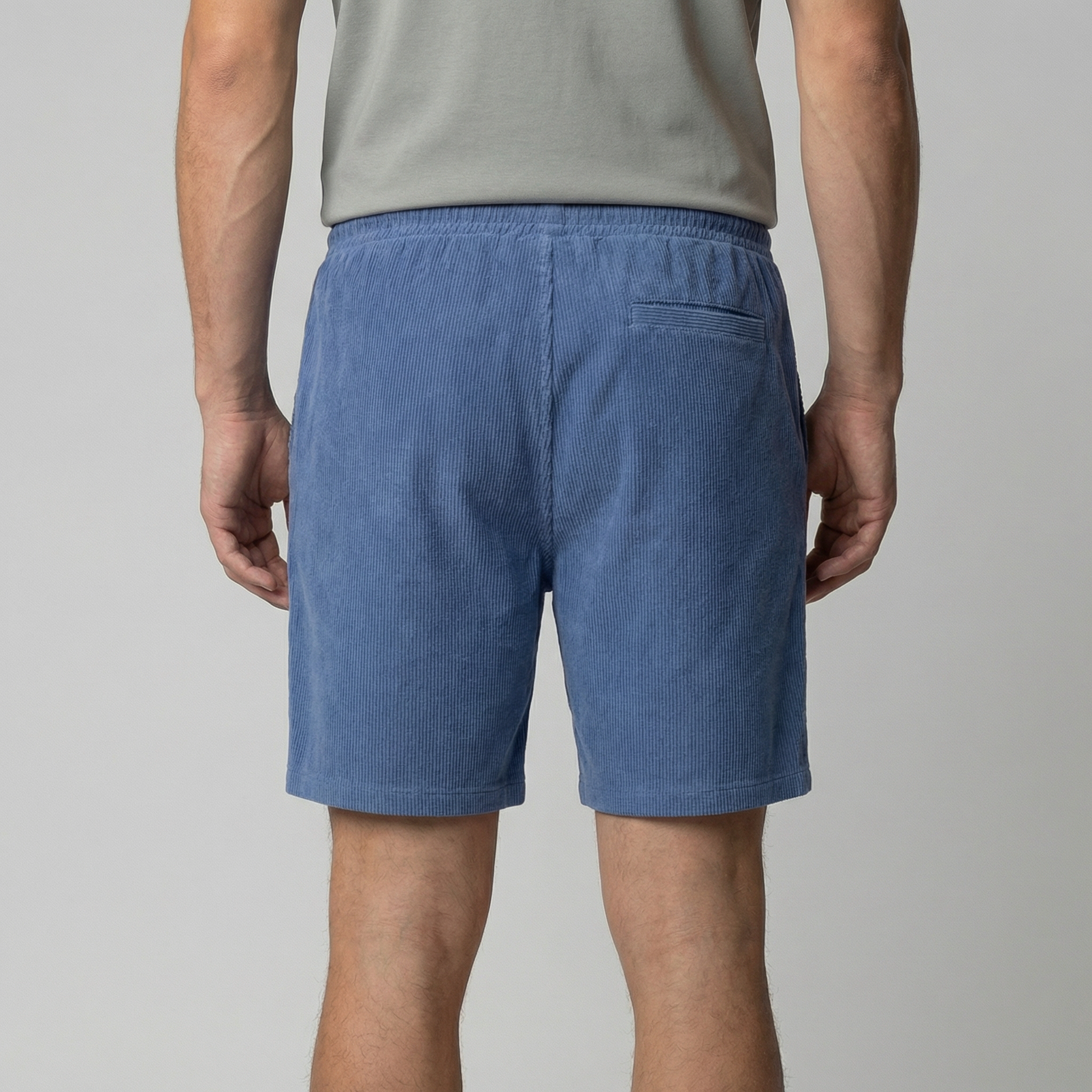 Herren Corduroy Shorts Mit Lockerer Passform
