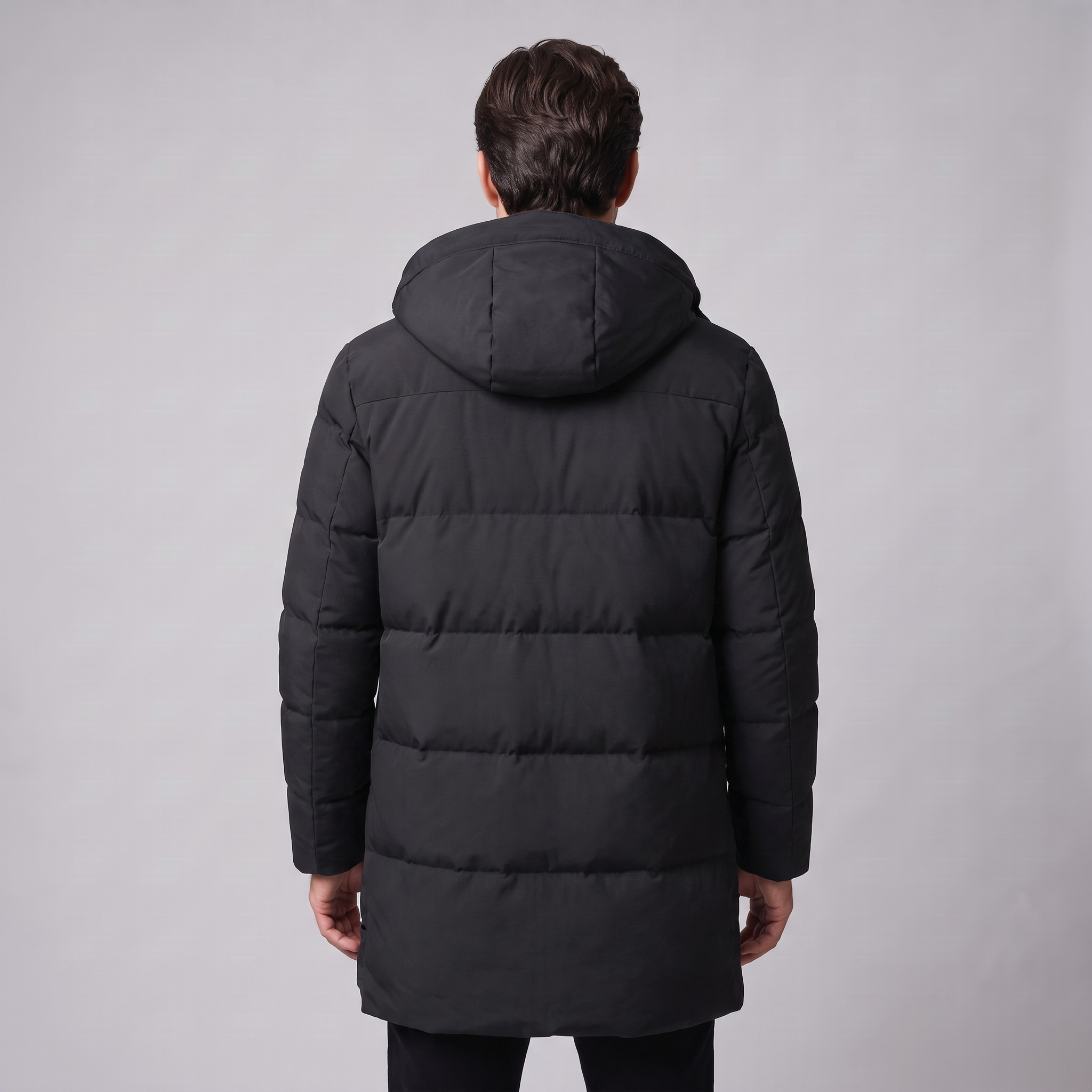 Herren Dicke Wattierte Winterjacke