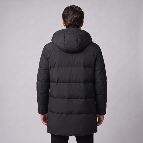 Herren Dicke Wattierte Winterjacke