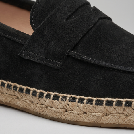 Herren Espadrille Penny Loafers