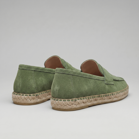 Herren Espadrille Penny Loafers