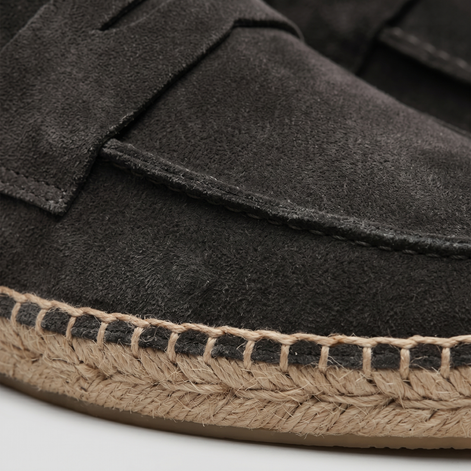 Herren Espadrille Penny Loafers
