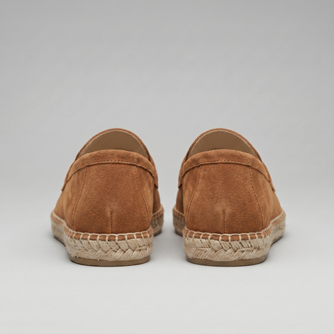 Herren Espadrille Penny Loafers