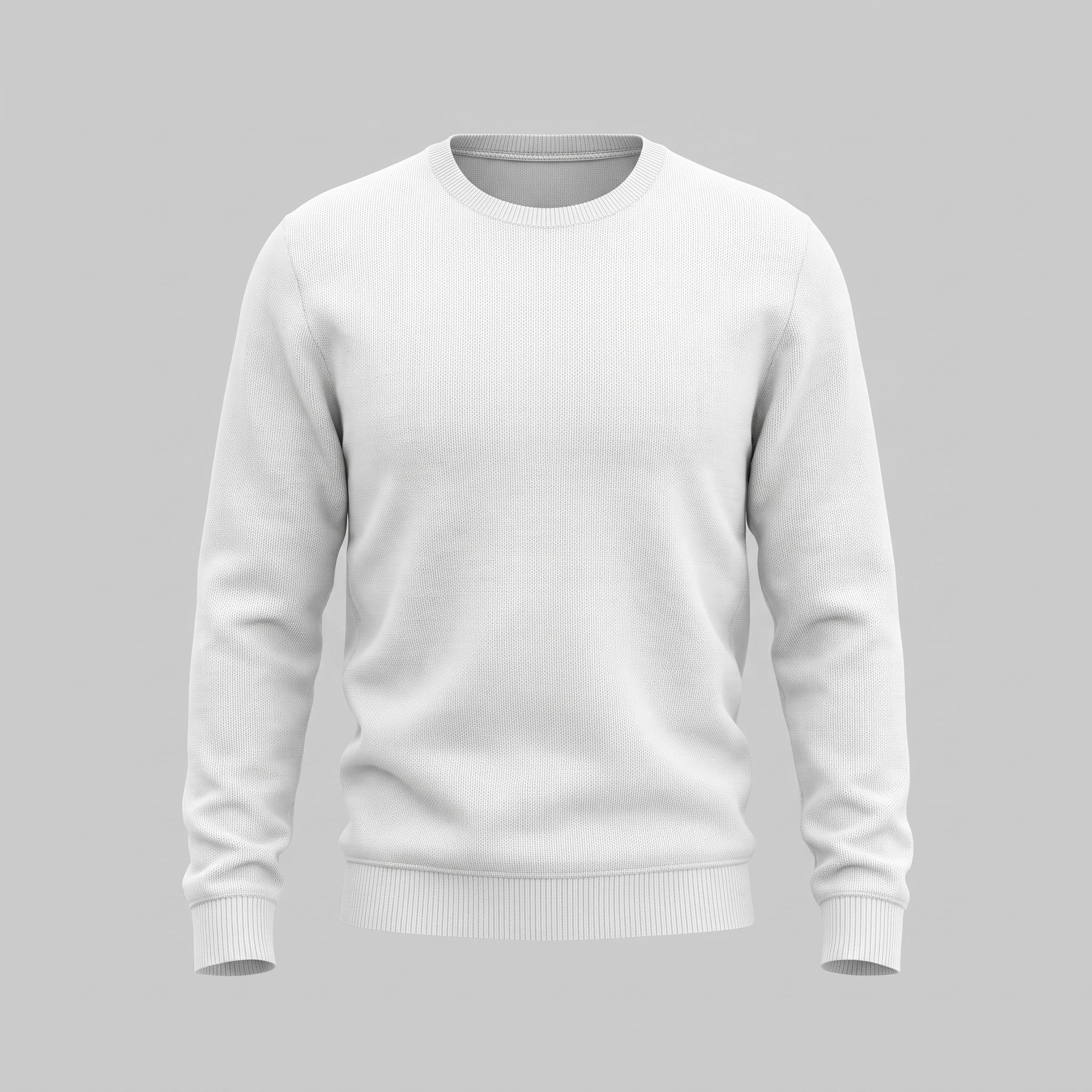 Herren Feinstrick-Pullover mit Rundhalsausschnitt