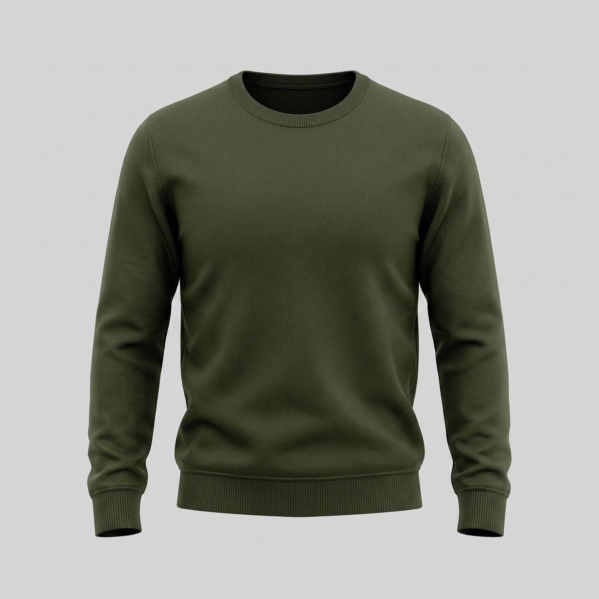 Herren Feinstrick-Pullover mit Rundhalsausschnitt