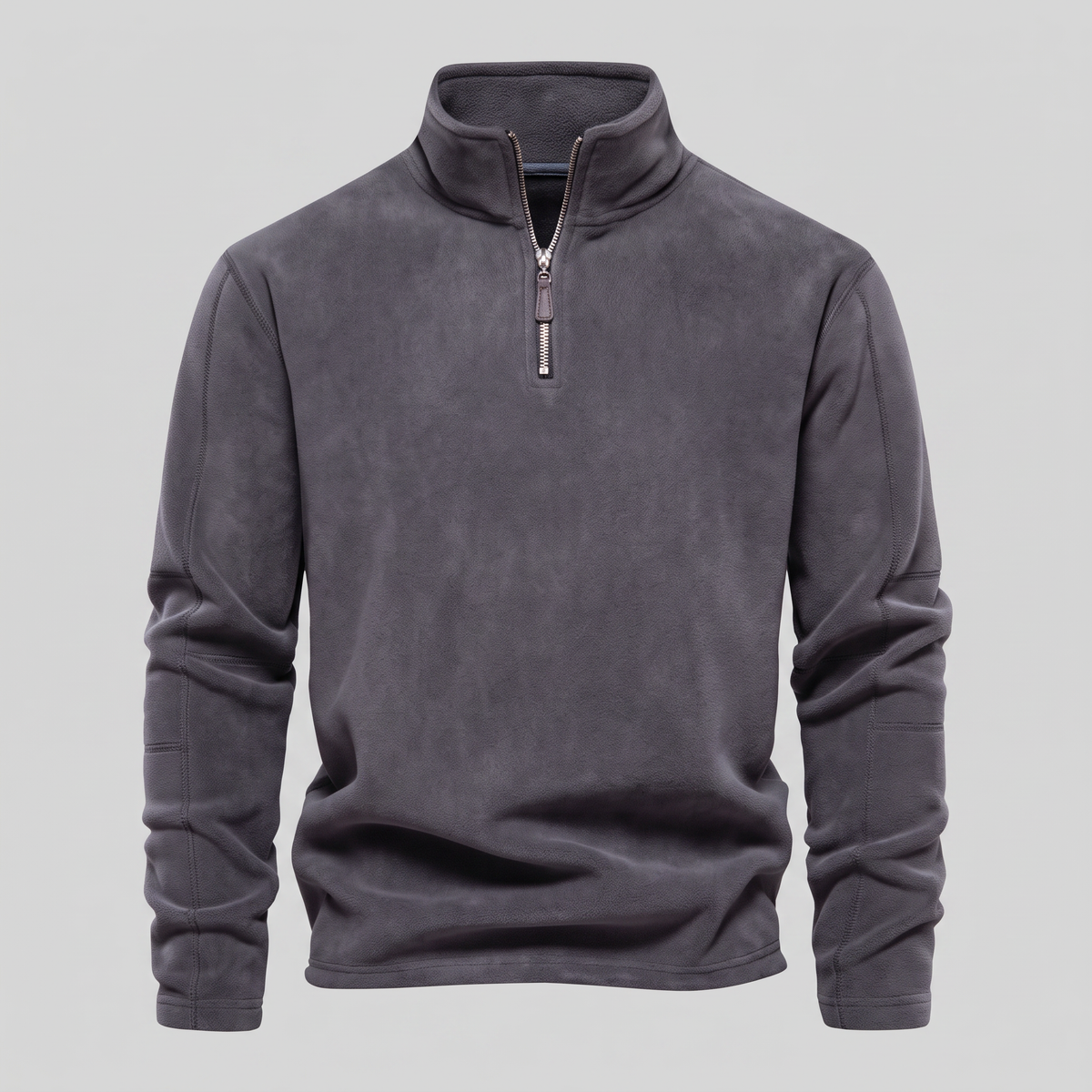Herren Fleece-Pullover mit Quarter-Zip