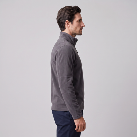 Herren Fleece-Pullover mit Quarter-Zip