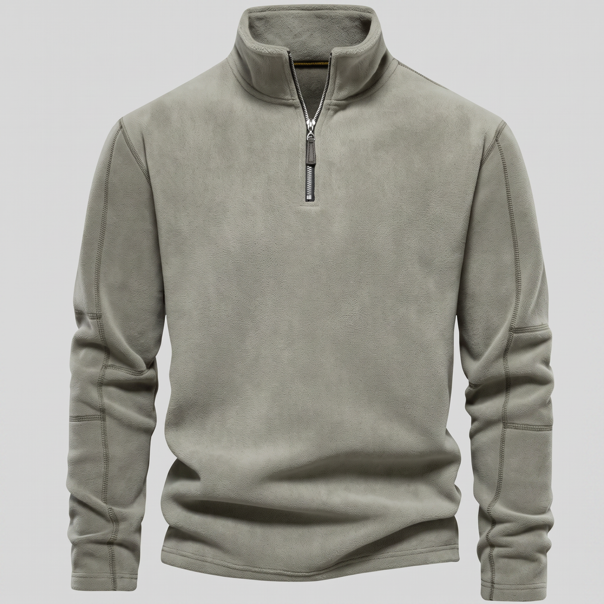 Herren Fleece-Pullover mit Quarter-Zip