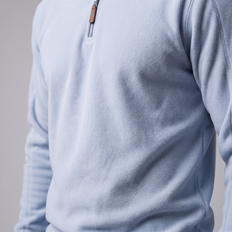 Herren Fleece-Pullover mit Quarter-Zip