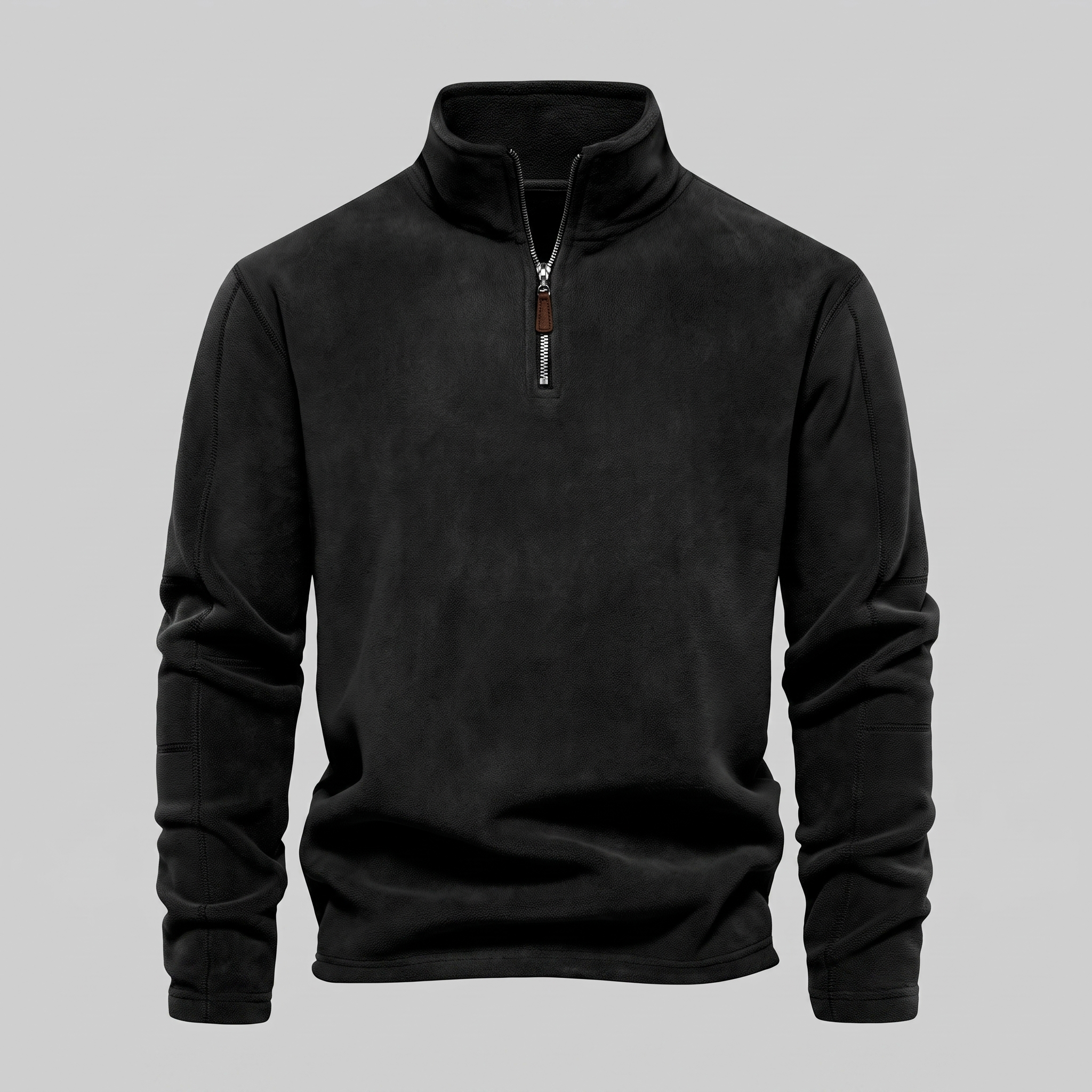 Herren Fleece-Pullover mit Quarter-Zip