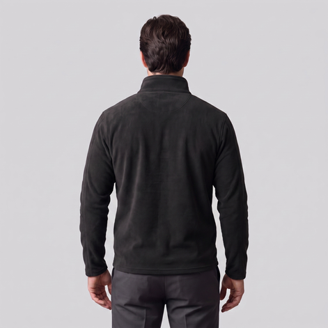 Herren Fleece-Pullover mit Quarter-Zip