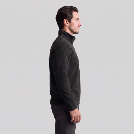 Herren Fleece-Pullover mit Quarter-Zip