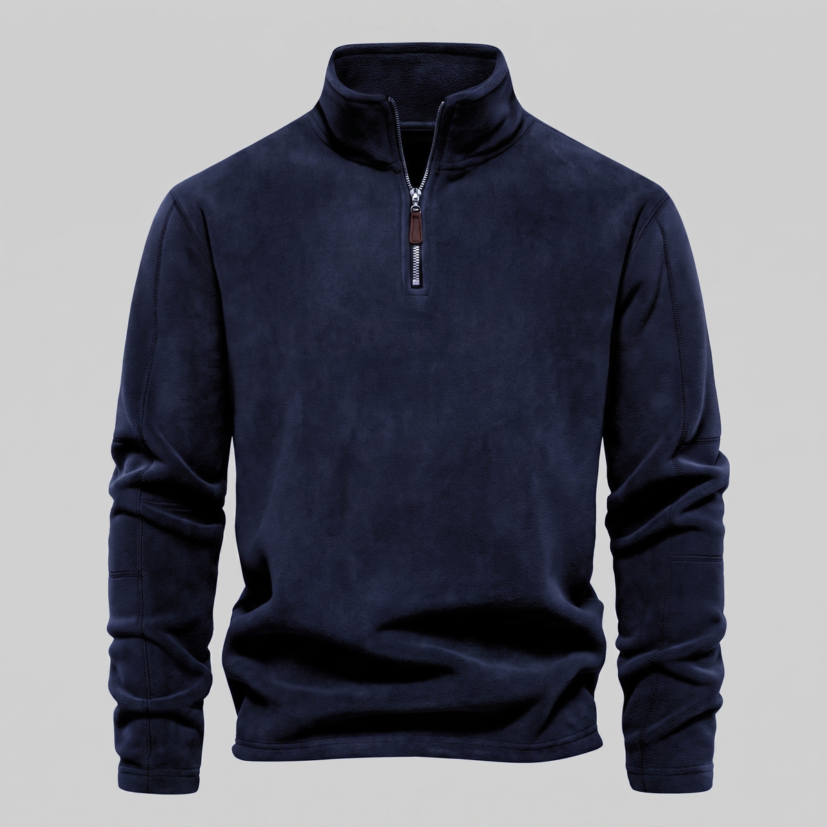 Herren Fleece-Pullover mit Quarter-Zip