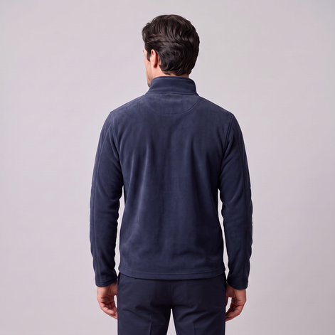Herren Fleece-Pullover mit Quarter-Zip